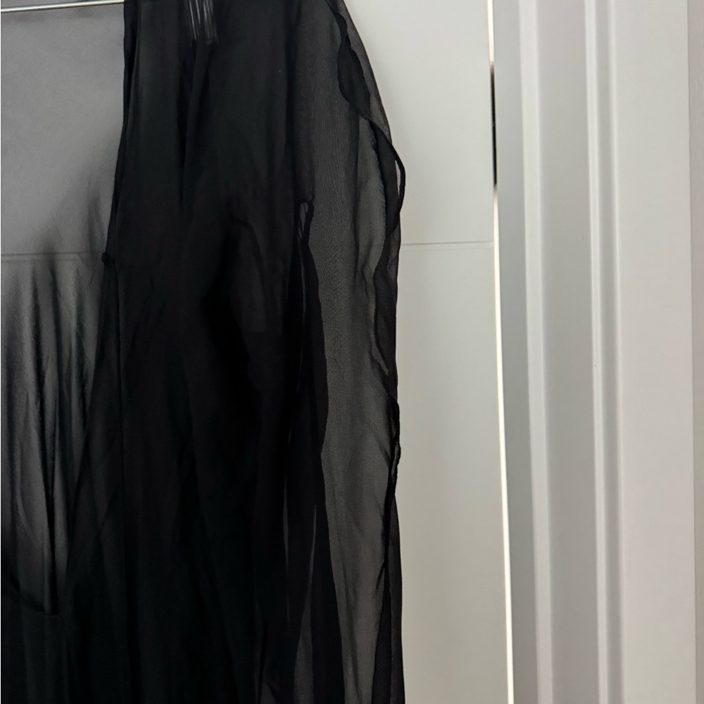 Christopher Esber Sheer Black Maxi Dress - Picture 4 of 6